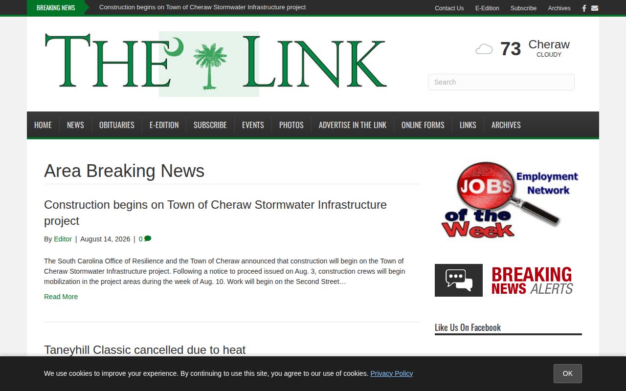 Chesterfield County crime news archive from The Link showing event-driven coverage